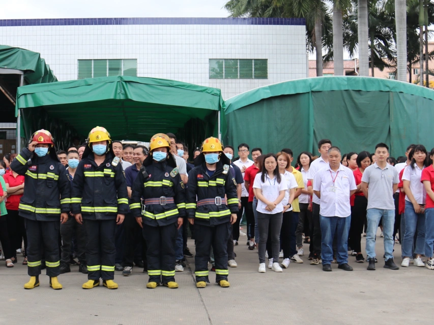 東莞立新塑膠消防演習